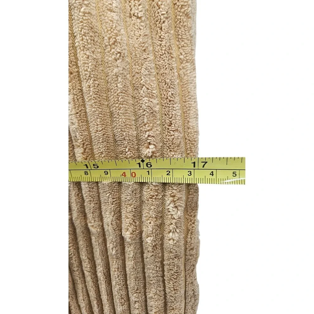Mekajus Courderoy Gold Throw Pillow Cover Decorative Soft Zip‎ Close 17